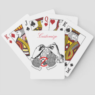 Phone is on Knit Thunder_Cove Poker Cards