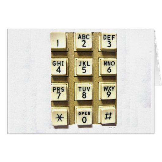 Phone Numbers (Front Horizontal)