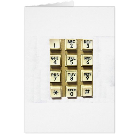 Phone Numbers Cards (Front)