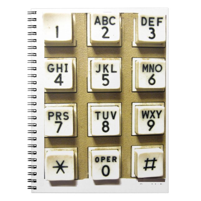 Phone Numbers Notebook (Front)