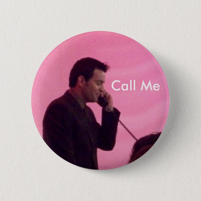 Phone Pinback Button (Front)