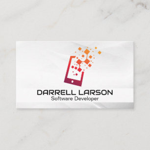 Phone Tech Logo Business Card