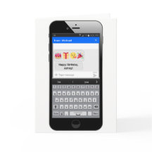 Phone Text Message - Happy Birthday