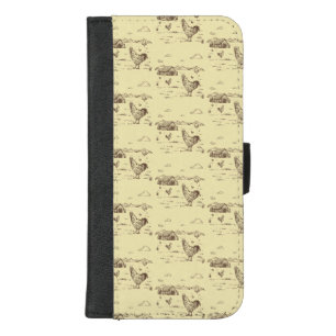 Phone Wallet Case-Chicken Farm in Soy