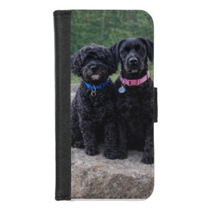 Phone Wallet Case Portuguese Water Dogs 