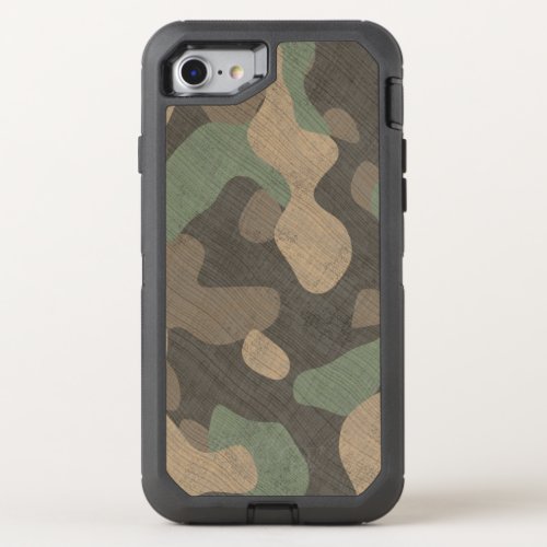 Phone woodland military camouflage OtterBox defender iPhone SE87 case