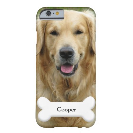 Phonecase - Custom Pet (dog) Photo And Name Barely There Iphone 6 Case