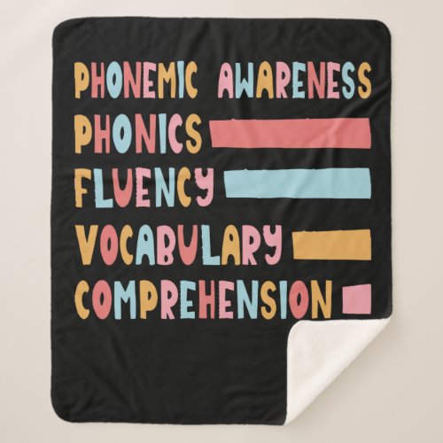 Phonemic Awareness Phonics Fluency Vocabulary Comp Sherpa Blanket