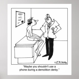 Phones & Demolition Derbys Poster