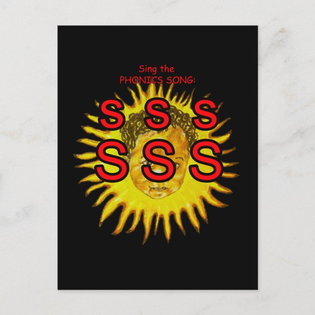 phonics postcard or flashcard (Front)