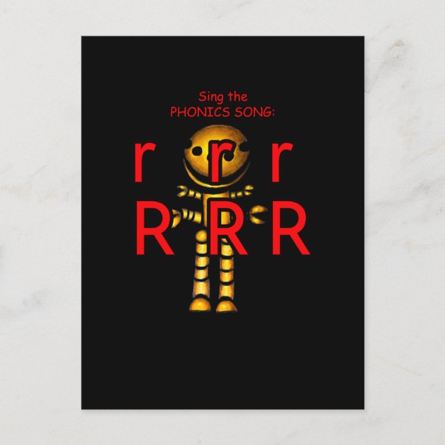 phonics postcard or flashcard (Front)