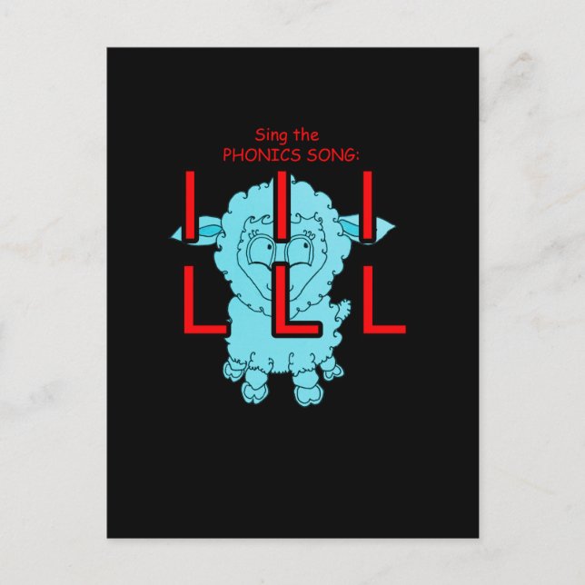 phonics postcard or flashcard (Front)