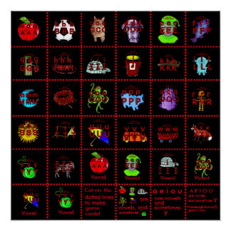 PHONICS poster or game cards!