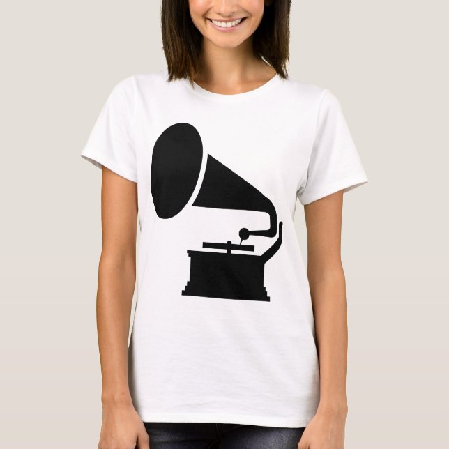 Phonograph - Black T-Shirt (Front)
