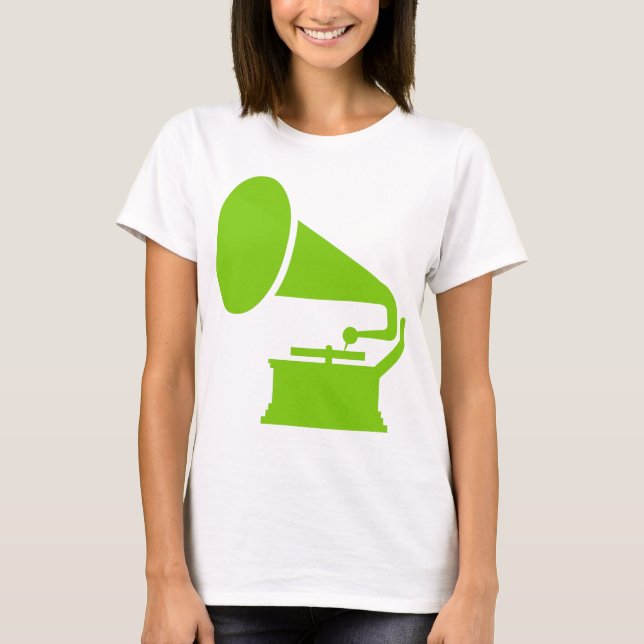 Phonograph - Martian Green T-Shirt (Front)