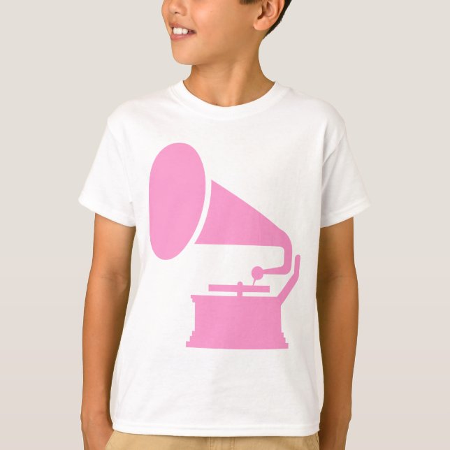 Phonograph - Pink T-Shirt (Front)