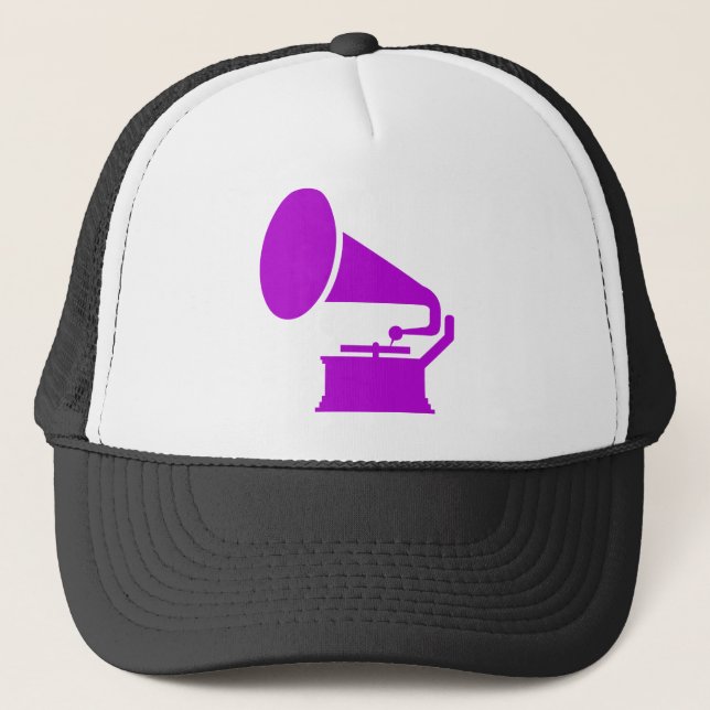 Phonograph - Purple Trucker Hat (Front)