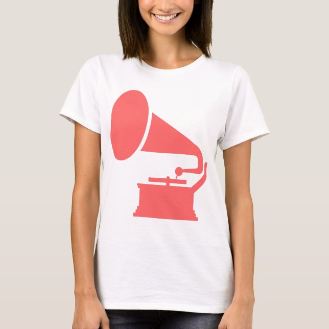 Phonograph - Tropical Pink T-Shirt (Front)