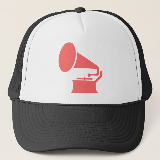 Phonograph - Tropical Pink Trucker Hat (Front)