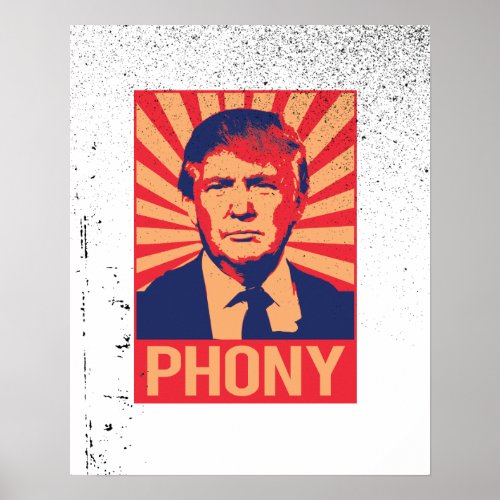 Phony Donald Trump _png Poster