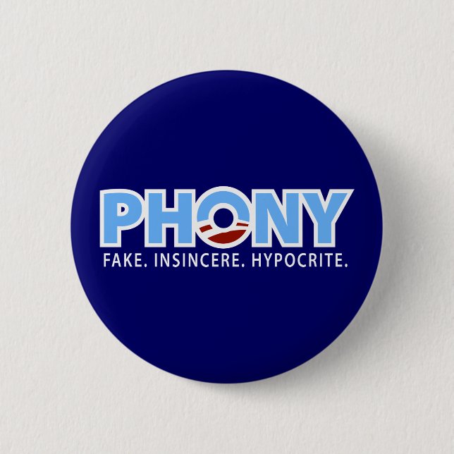 Phony Obama Button (Front)