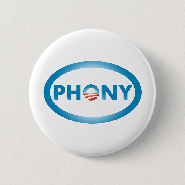 PHONY PINBACK BUTTON (Front)