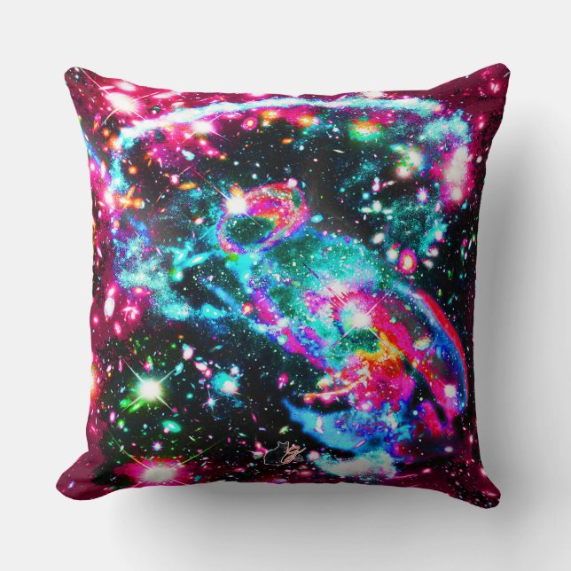Phosphorescence Star Field Pillow (Front)