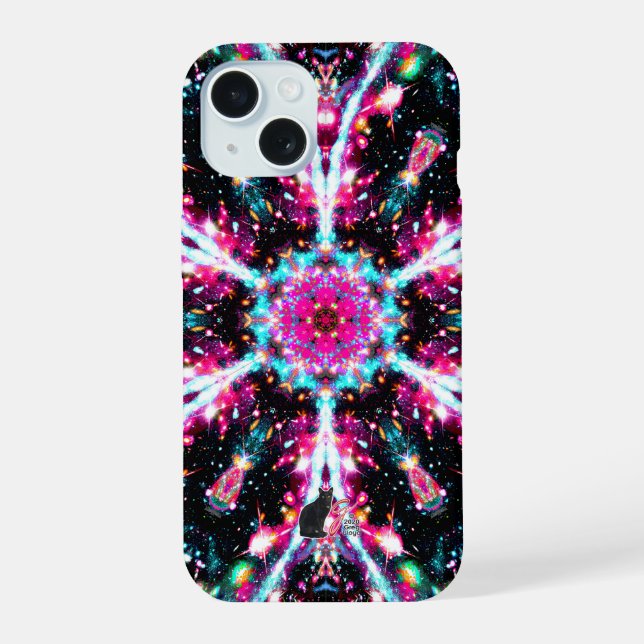 Phosphorescence Stellar Kaleid Iphone Case (Back)