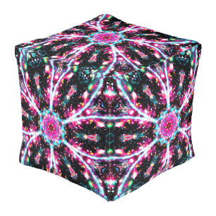 Phosphorescence Stellar Kaleid Pouf