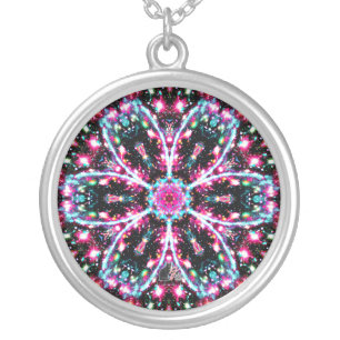 Phosphorescence Stellar Kaleid Silver Plated Necklace