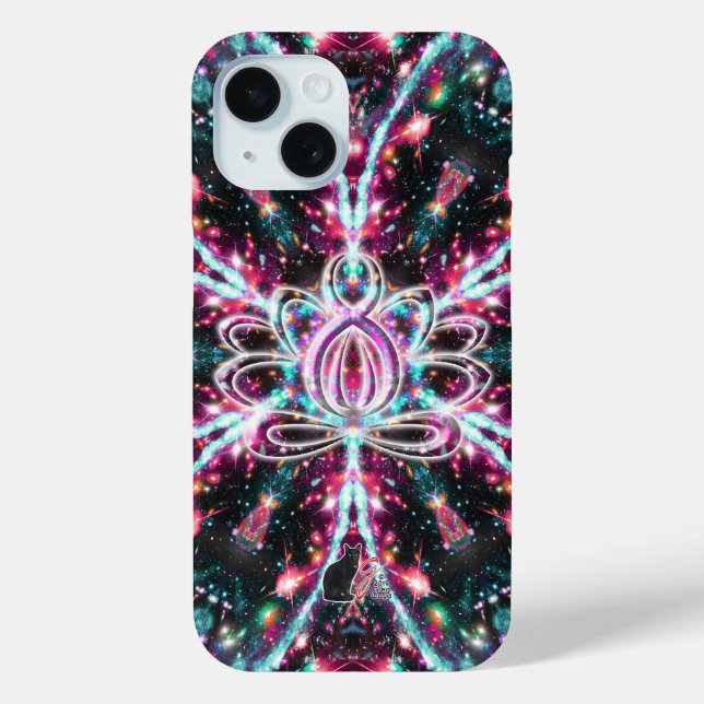Phosphorescence Zen Lotus Case-Mate iPhone Case (Back)