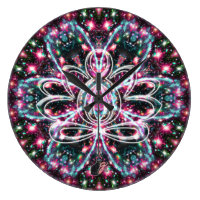 Phosphorescence Zen Lotus Clock