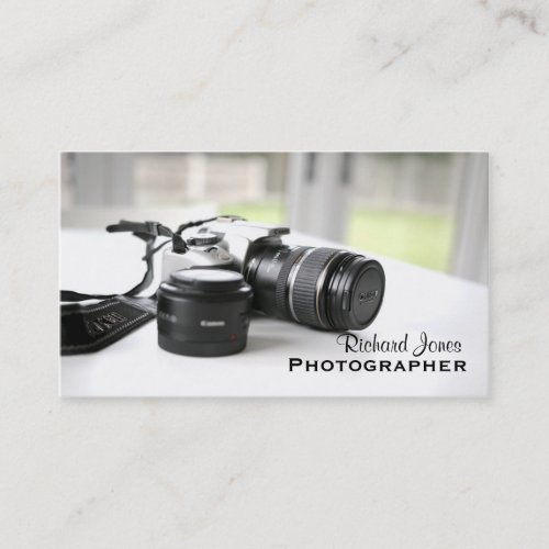Photagraphy Photographer Camera Lens Business Card