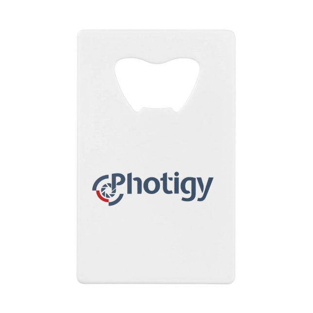 Photigy Credit Card Bottle Opener (Front)
