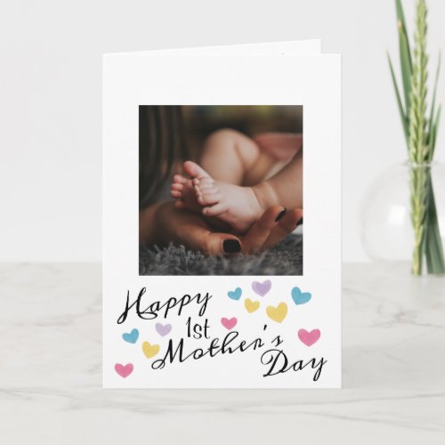 Photo 1st Mothers Day Card