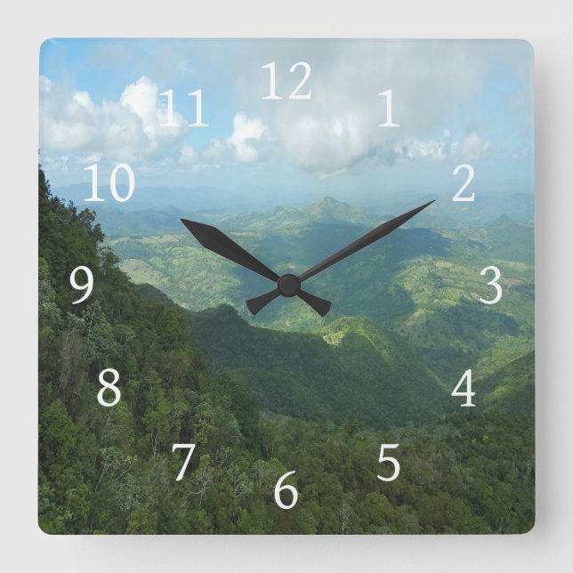 Photo 26 square wall clock (Front)