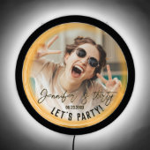 Photo 30th 40th Birthday Party Bright Neon Welcome LED Sign (Front)