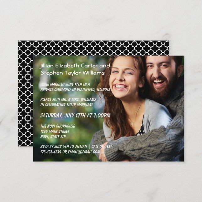 Photo - 3x5 Wedding Announcement (Front/Back)