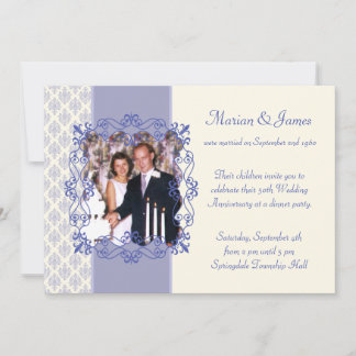 Photo 50th Wedding Anniversary Party Invitation