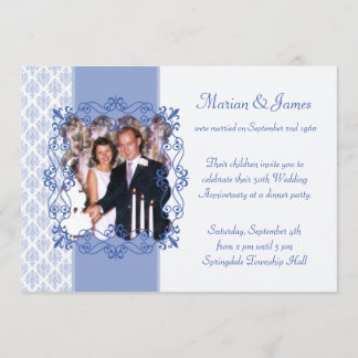 Photo 50th Wedding Anniversary Party Invitations