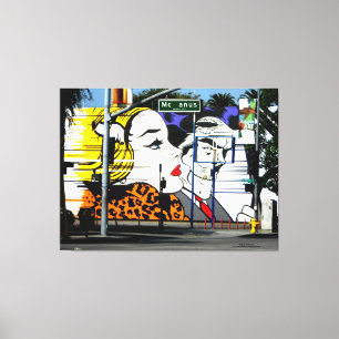 Photo 8 Graffiti in Color Canvas Print