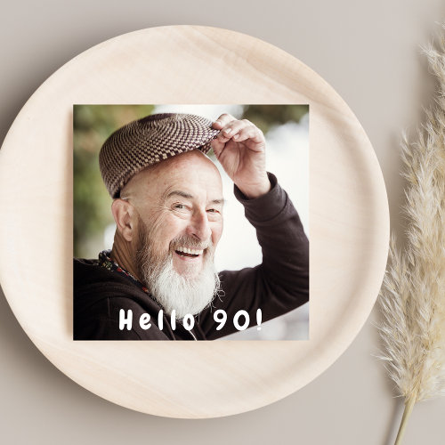 Photo 90th birthday party hello 90 guy black