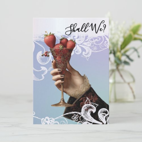 *~* PHOTO A101 Ornate Cocktail 1 BACHELORETTE  Invitation