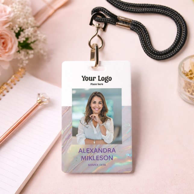 Photo Abstract Gold Marble Branding Badge (Creator Uploaded)