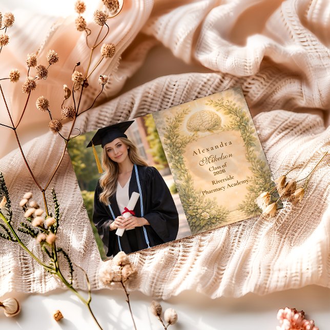 Photo Academic Psychology Graduation Announcement (Creator Uploaded)