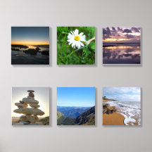 Photo Acrylic canvas, various landscape
