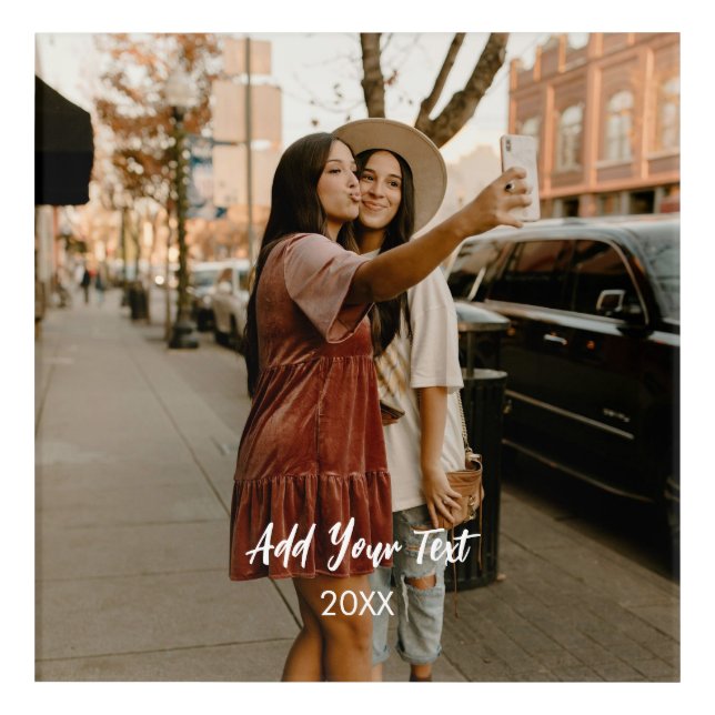 Photo Acrylic Print Custom Picture Wall Art (Front)