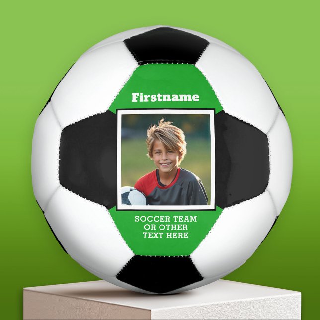 Photo Add Your Name - Can Edit Color Soccer Ball (Custom Soccer Ball)
