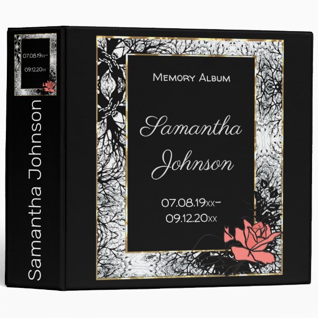 Photo album 3 ring binder (Front/Spine)