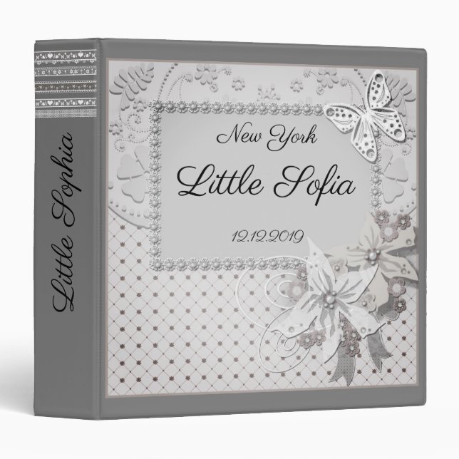 Photo album 3 ring binder (Front/Spine)